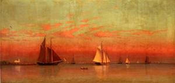 Evening in Gloucester Harbor 1871